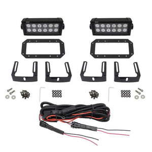 Westin HDX Flush Mount B-FORCE LED Light Kit (Set of 2) w/wiring harness | 57-0025