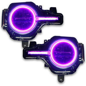 Oracle Headlight Halo Kit w/DRL Bar - Base Headlights ColorSHIFT w/Simple Control for 2021+ Ford Bronco