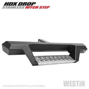 Westin HDX Stainless Drop Hitch Step 34in Step 2in Receiver - Textured Black | 56-100152