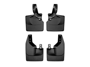 WeatherTech No Drill Mud Flaps for 2021+ Ford Bronco w/ 315 Tires & Plastic bumper Front & Rear Set | 110140-120140