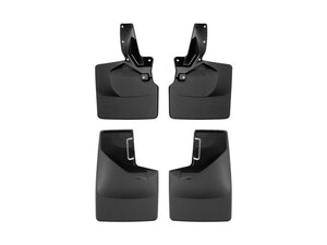 WeatherTech No Drill Mud Flaps for 2021+ Ford Bronco w/ 315 tires & Steel bumper Front & Rear Set | 110140-120145