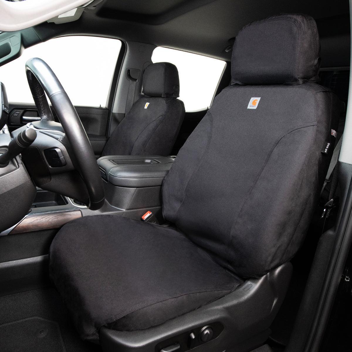 Covercraft Carhartt Super Dux SeatSaver Custom Front Row Seat Covers Black 21-25 Ford Bronco | SSC2590COBK