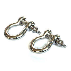 Rugged Ridge Stainless Steel 3/4in D-Shackles | 11235.05