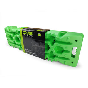 DV8 Offroad Recovery Traction Boards w/ Carry Bag - Green | RTB1-01GN