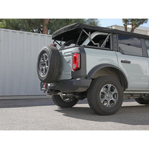 aFe Vulcan 3in. to 2.5in. SS Cat-Back 2.3L & V6-2.7L - Polished for 2021+ Ford Bronco | 49-33138-P
