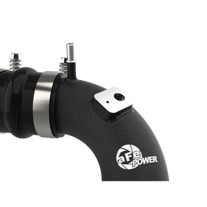 aFe Power BladeRunner 3in Aluminum Cold Charge Pipe - Black - 2.3L for 2021-2024 Ford Bronco | 46-20579-B