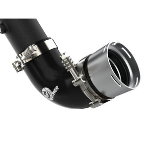 aFe Power BladeRunner 3in Aluminum Cold Charge Pipe - Black - 2.3L for 2021-2024 Ford Bronco | 46-20579-B