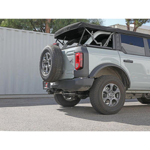 aFe Vulcan 3in. to 2.5in. SS Cat-Back 2.3L & 2.7L - Carbon for 2021+ Ford Bronco | 49-33138-C