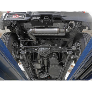 aFe Apollo GT 3in 409 SS Cat-Back Exhaust L4-2.3L (t)/V6-2.7L (tt) w/ Black Tip for 2021+ Ford Bronco | 49-43136-B