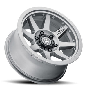 ICON Rebound Pro 17x8.5 6x5.5 0mm Offset 4.75in BS 106.1mm Bore Titanium Wheel