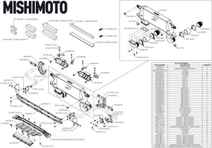 Mishimoto High-Mount Black Intercooler for 2021+ Ford Bronco 2.3L & 2.7L | MMINT-BR-21HBK