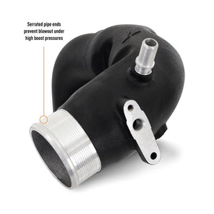 Mishimoto High-Mount Intercooler Pipe Upgrade Kit for 2.7L 2021+ Ford Bronco | MMICP-BR27-21UHBK