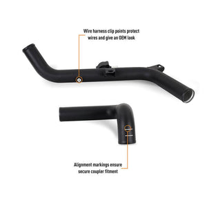 Mishimoto High-Mount Intercooler Pipe Upgrade Kit for 2.7L 2021+ Ford Bronco | MMICP-BR27-21UHBK