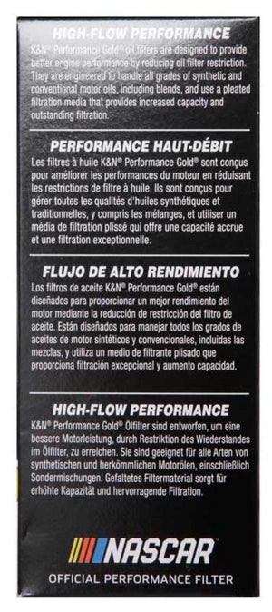 K&N Engineering Oil Filter for 2.7L 2021+ Ford Bronco | HP-7037