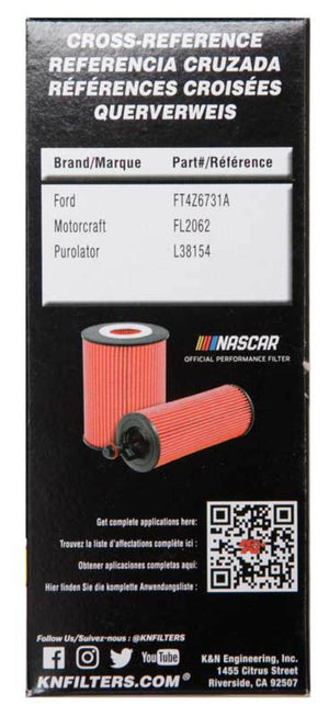 K&N Engineering Oil Filter for 2.7L 2021+ Ford Bronco | HP-7037