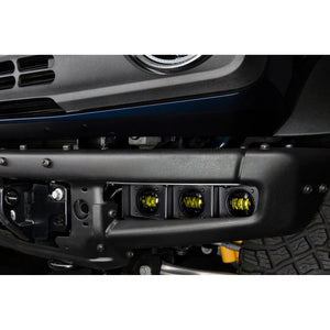 ORACLE Lighting 21-22 Ford Bronco Triple LED Fog Light Kit for Steel Bumper - Yellow