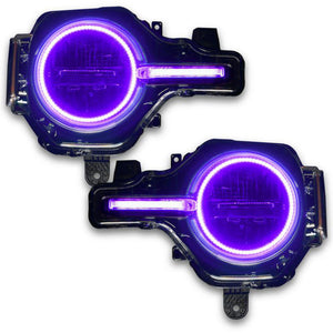 Oracle Headlight Halo Kit w/DRL Bar - Base Headlights ColorSHIFT -w/No Controller for 2021+ Ford Bronco