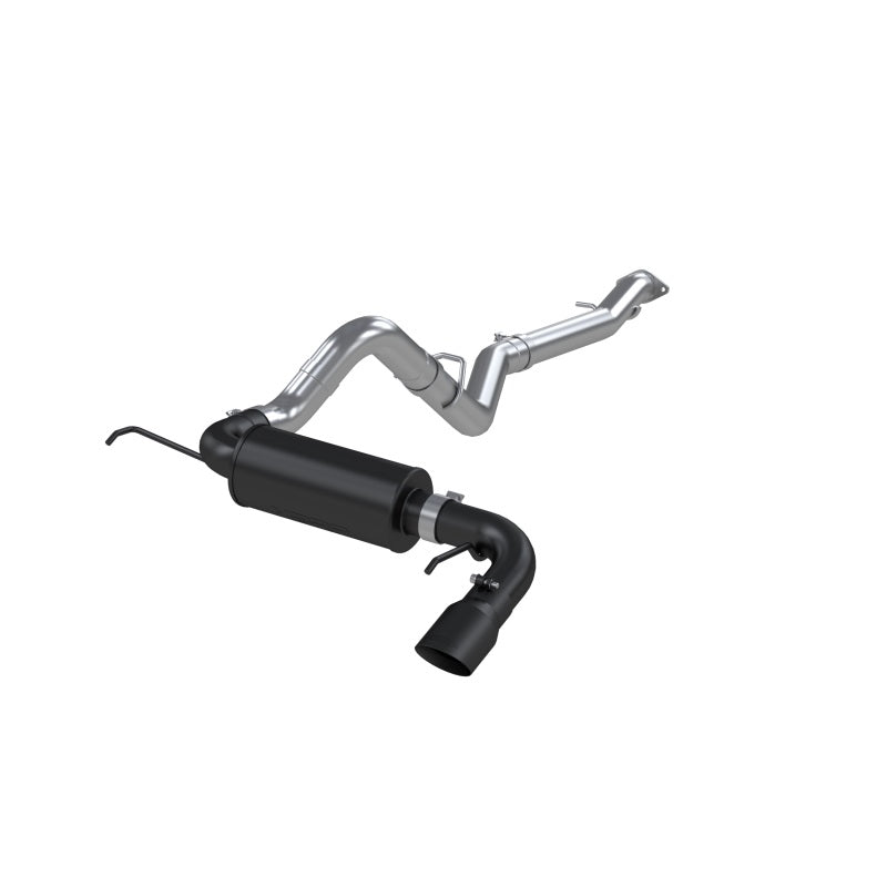 MBRP 3" Cat-Back Single Side Exit 2021+ Ford Bronco 2.3L/2.7L EcoBoost Black Aluminized Steel