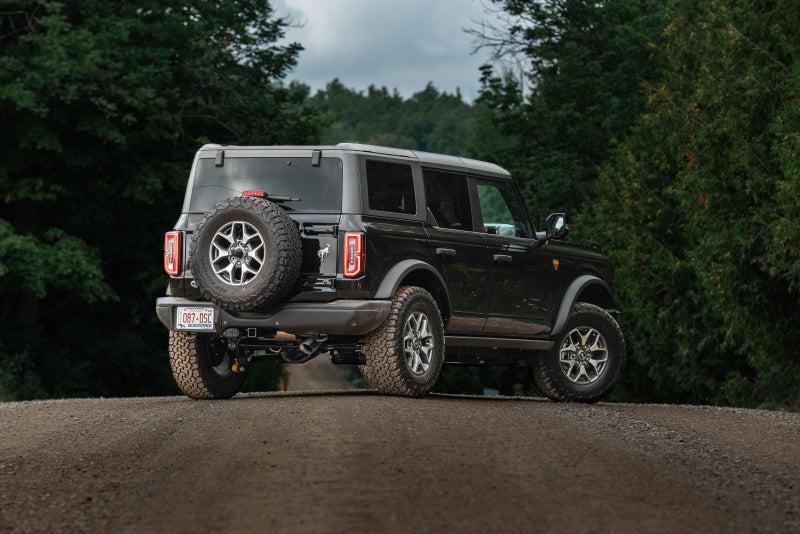 MBRP 3" Cat-Back Single Side Exit 2021+ Ford Bronco 2.3L/2.7L EcoBoost Black Aluminized Steel