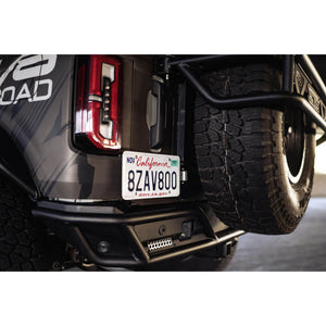 DV8 Offroad Rear License Plate Relocation Bracket for 2021+ Ford Bronco | LPBR-03