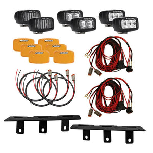 Rigid Industries 2021-2024 Ford Bronco Mod Bumper Triple SR-M Fog Light Kit | 46731