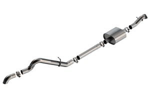 Borla T-304 Stainless Steel Cat-Back S-Type Exhaust for 2021+ Ford Bronco 2.3L - Brushed | 140898
