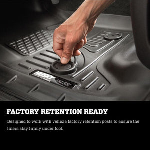 Husky Liners 2021+ Ford Bronco 2 Door Weatherbeater Front & 2nd Seat Floor Liners - Black | 95311