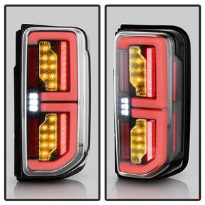 Spyder LED Tail Lights Black Base Clear Interior 21-23 Ford Bronco (Factory LED Model Only) | 5088765