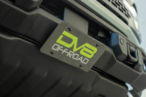 DV8 Offroad Slanted Front License Plate Relocation for Capable Bumper for 2021+ Ford Bronco | LPBR-05