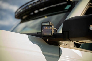 DV8 Offroad A-Pillar Dual LIght Pod Drop Mounts for 2021+ Ford Bronco | LBBR-08