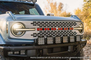 Diode Dynamics SS5 6-Pod CrossLink Grille Lightbar Kit "Sport White" Combo 2021+ Ford Bronco | DD7235