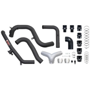 Injen SES Intercooler Pipes for 2021+ Ford Bronco 2.7L - Wrinkle Black | SES9301ICPWB