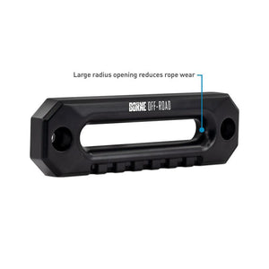 Borne Off-Road Hawse Fairlead (Black) 2021+ Ford Bronco & Universal Fitment | BNWN-HFL-01BK