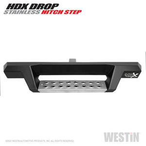 Westin HDX Stainless Drop Hitch Step 34in Step 2in Receiver - Textured Black | 56-100152