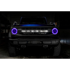 Oracle Base Headlight LED Halo Kit - ColorSHIFT - w/ RF Controller for 2021+ Ford Bronco