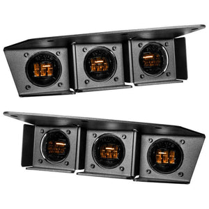 Oracle Triple LED Fog Light Kit for 2021+ Ford Bronco w/ Modular Bumper - AMBER