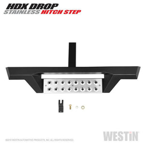 Westin HDX Stainless Drop Hitch Step 34in Step 2in Receiver - Textured Black | 56-100152