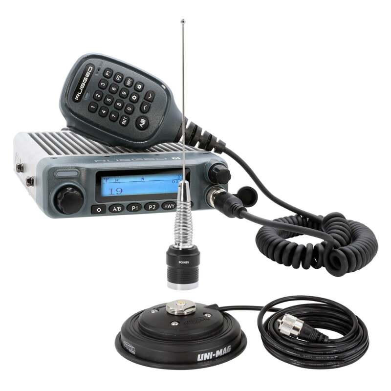 Rugged Radios Radio Kit - G1 ADVENTURE SERIES Waterproof GMRS Mobile Radio with Antenna | RK-G1
