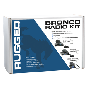 Rugged Radios Two-Way GMRS Mobile Radio Kit 25 Watt - GMR25 Waterproof 21+ Ford Bronco | BRONCO-GMR25