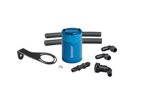 Volant 3oz Aluminum Oil Catch Can w/Mounting Bracket - Blue 21-25 Ford Bronco 2.3L Turbo | VC0018