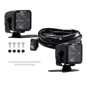 Borne Off-Road Light Pods 2pc Ditch 3x3 Flood for 21+ Ford Bronco | BNLT-BR-21-DT2F