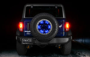 Oracle Multi-color LED Illuminated Spare Tire Wheel Ring Third Brake Light 2021+ Ford Bronco | 4211-334