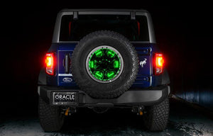 Oracle Multi-color LED Illuminated Spare Tire Wheel Ring Third Brake Light 2021+ Ford Bronco | 4211-334