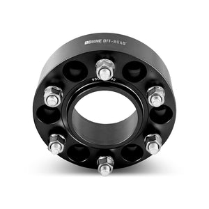 Borne Off-Road 6x135 1.5 inch Black Wheel Spacers for 22+ Ford Bronco Raptor & 2015+ Ford F150 (Pair) | BNWS-007-380BK