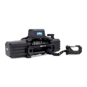 Borne Off-Road 10k lb Winch with Black Synthetic Rope for Ford Bronco (Wireless & Wired Remote) | Universal Fitment