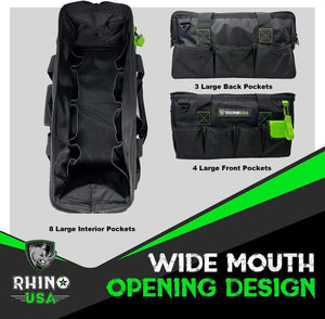 Rhino USA Heavy Duty Tool Bag (Black) | RNO-TOOLBAG-BLK