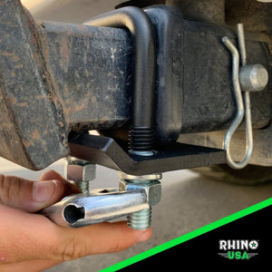 Rhino USA Hitch Tightener Anti-Rattle Clamp For 2In Receiver | RNO-HTCH-TGHTNR