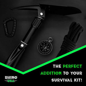 Rhino USA Folding Recovery Shovel W/Pick | RNO-ETOOL