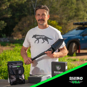 Rhino USA Straight Handle Recovery Shovel W/Pick | RNO-ETOOL-3