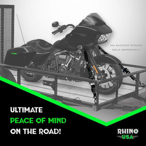 Rhino USA Soft Loops Motorcycle Tie-Down Set 4-Pack Black | SOFT4PACK-BLK